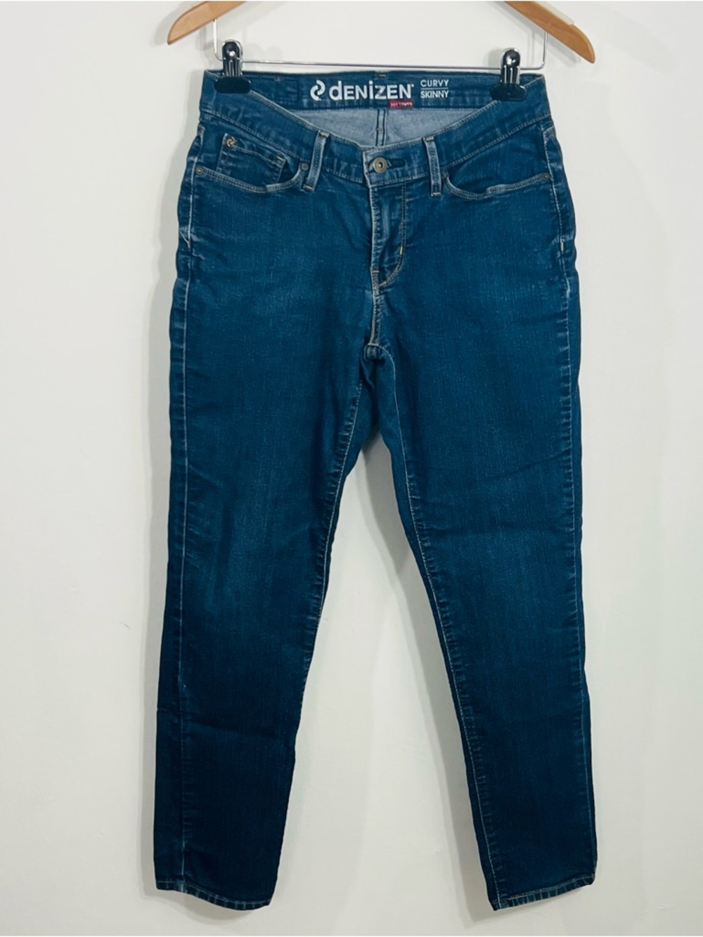 Levi's Denizen Curvy Skinny Medium Wash Classic Everyday Streetwear Size 8